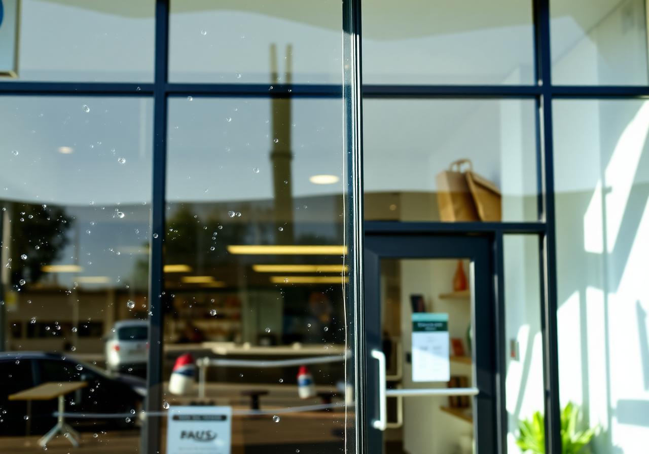 Glasbewassing · Pui & schuifpui — foto 3